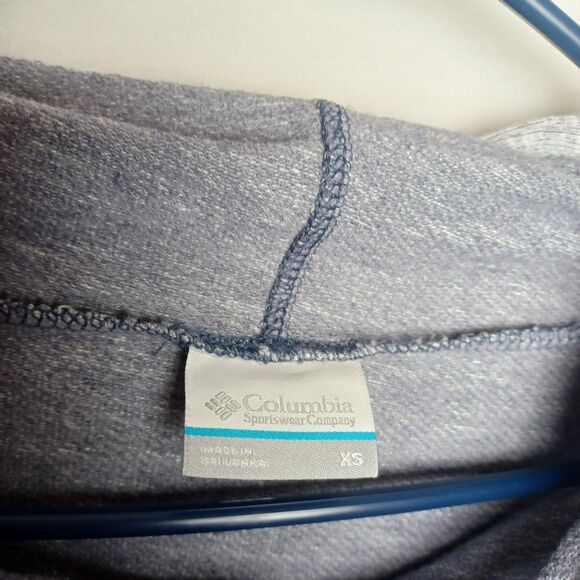 Columbia Sportswear Sweatshirt Grey Pullover Modern Turtle Neck Women’s Size XS - Picture 2 of 3